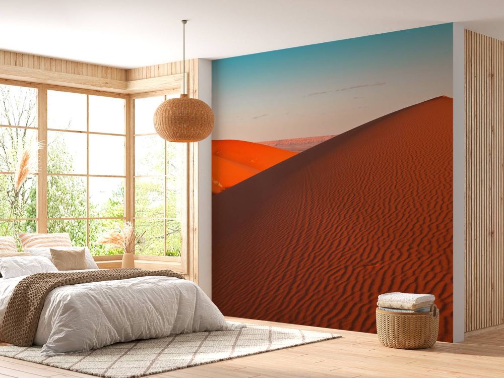Zandduinen in de sahara woestijn