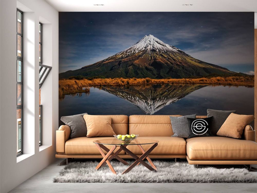 Mount Taranaki - A Starry Night