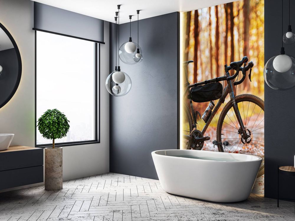 Fiets in de herfst