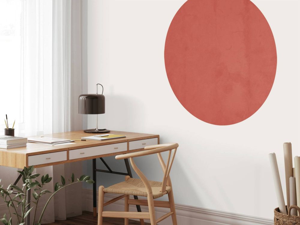 Verkleurd rood beton