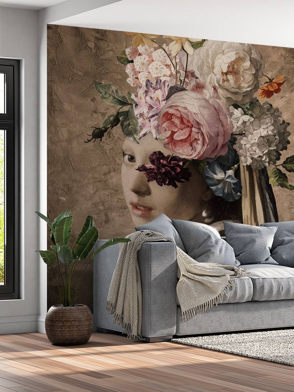 Meisje met de parel - flower design