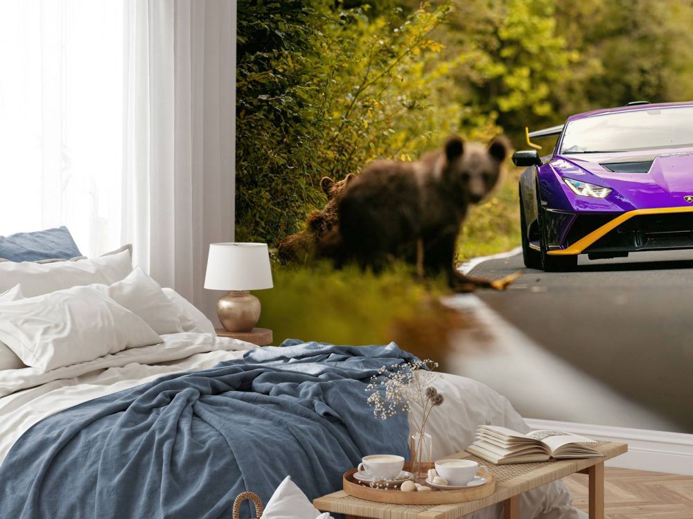 Lamborghini vs. wildernis