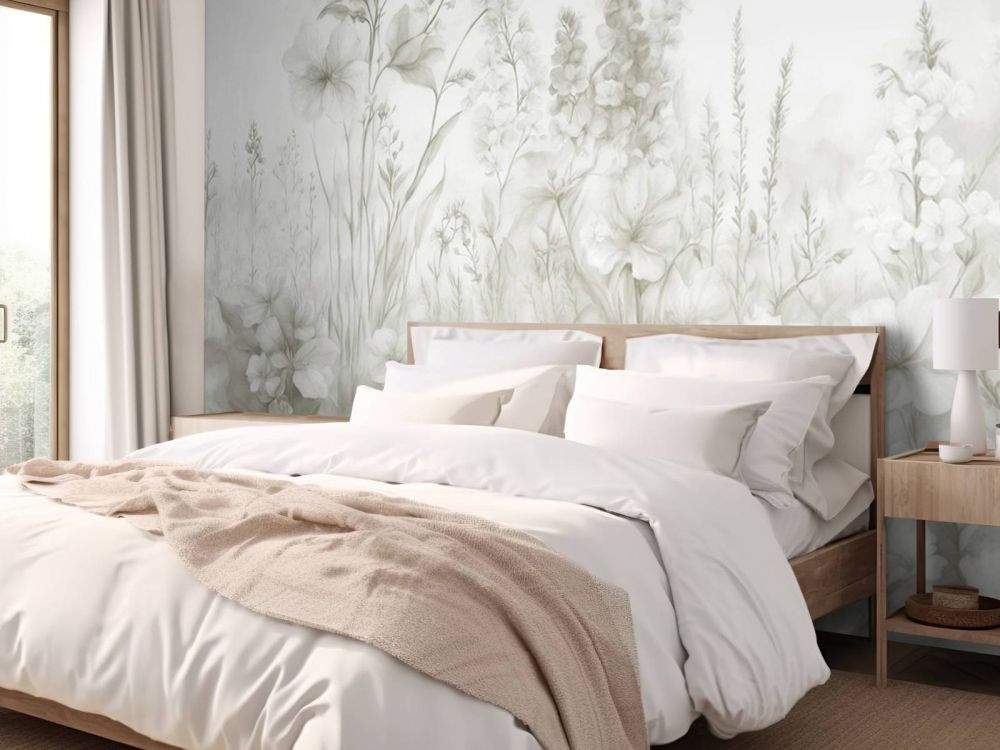 Tender English garden - mint green