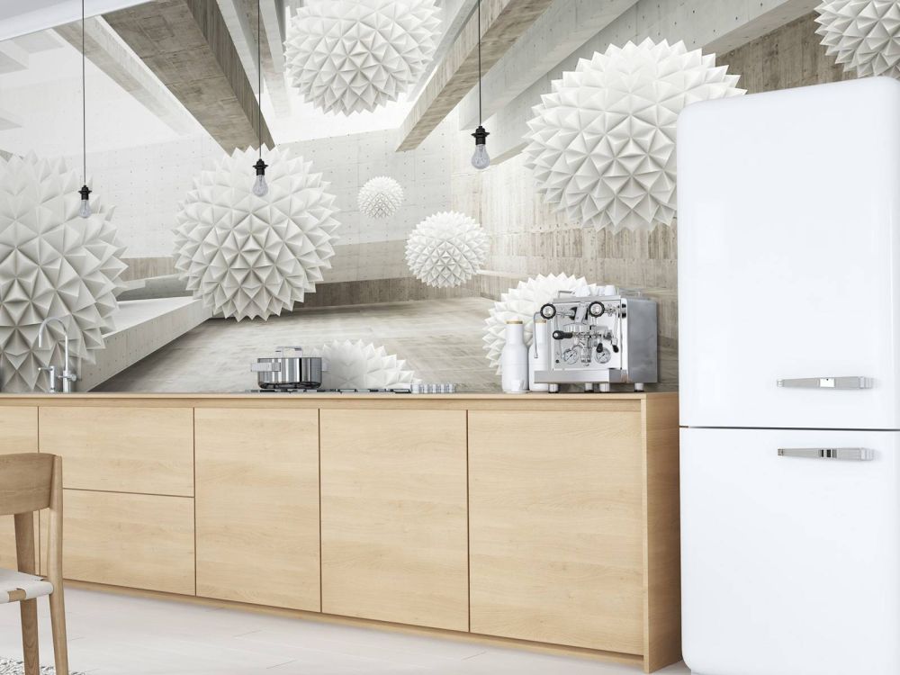 Witte 3D ballen