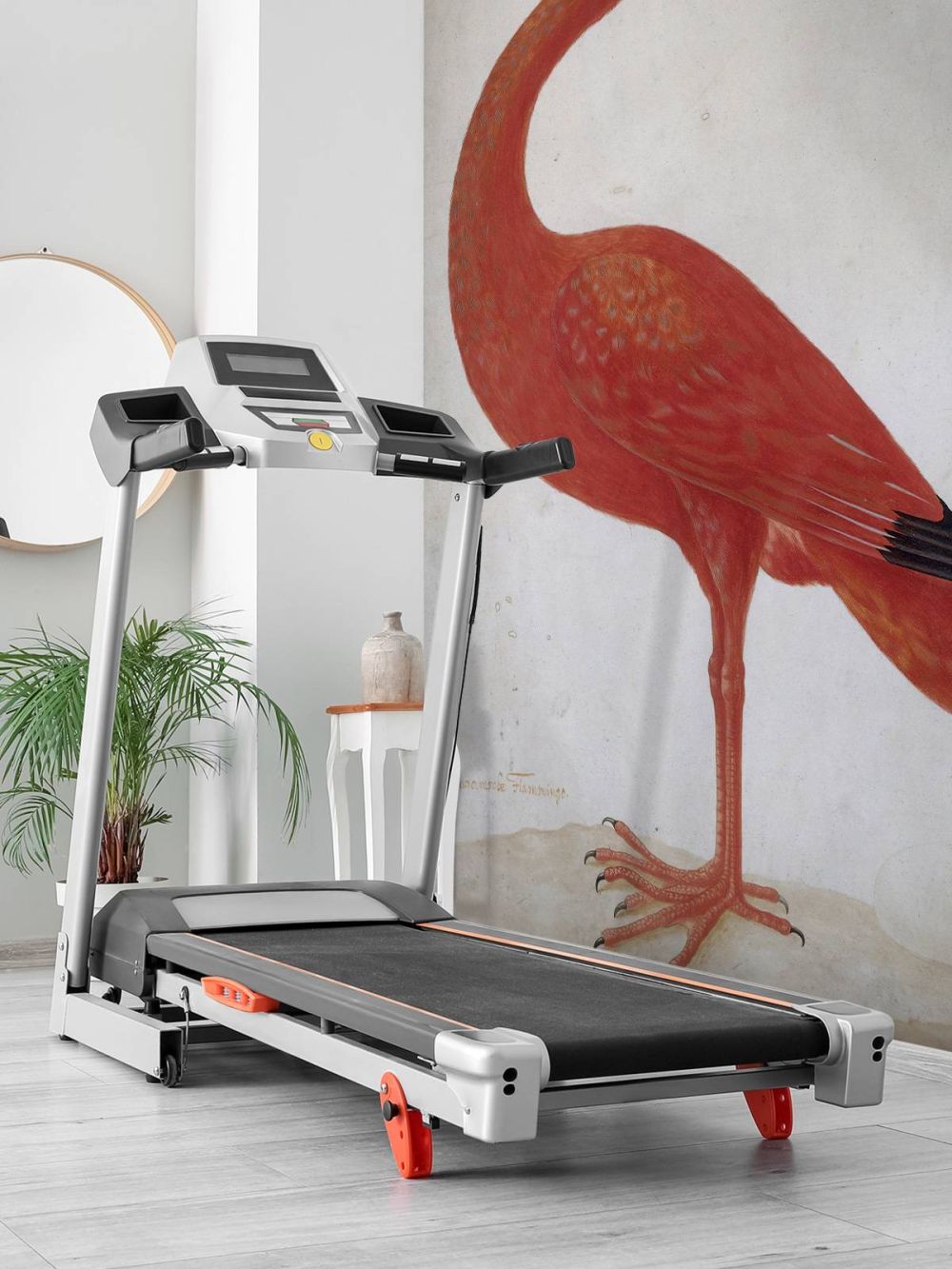 Rode Ibis met een ei
