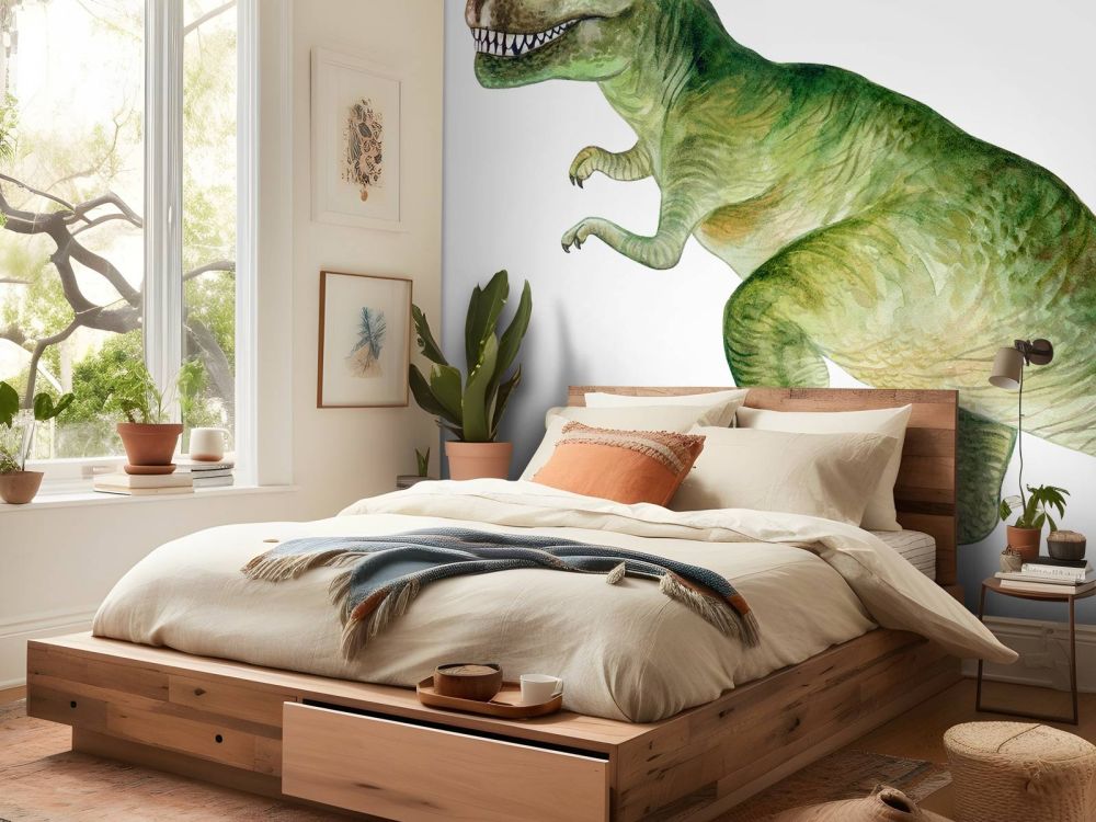 Tyrannosaurus van waterverf
