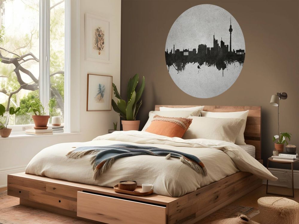 Waterverf skyline, Berlijn