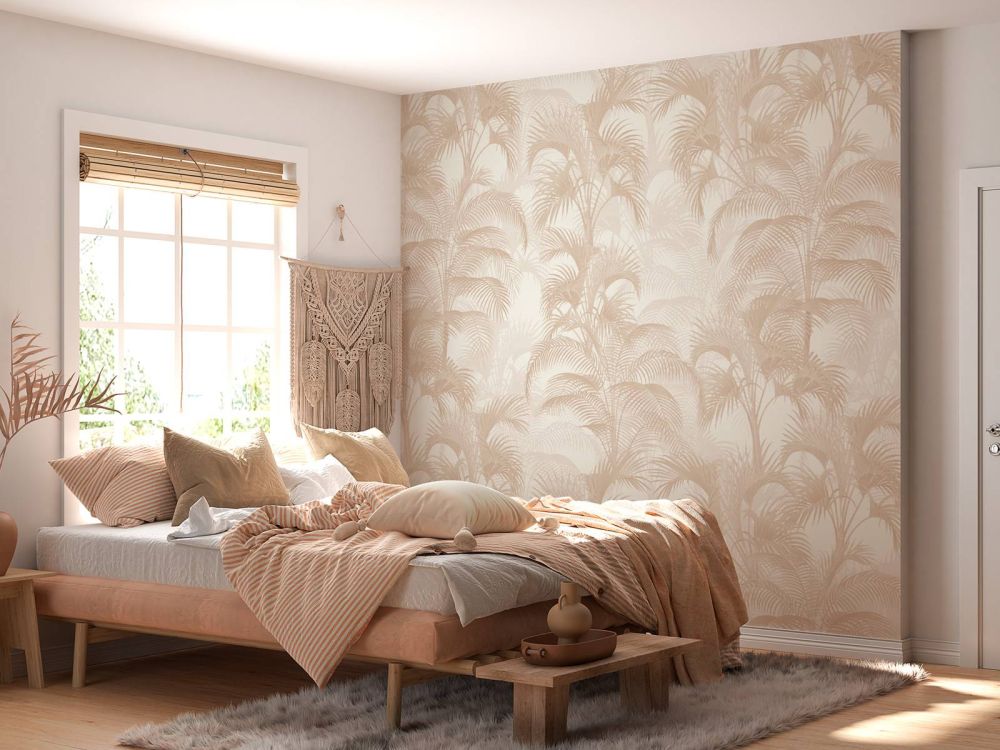 Tropische Vintage Palmen - zand