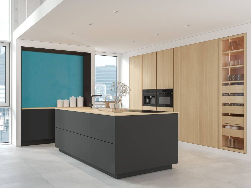 Maansteen blauw beton