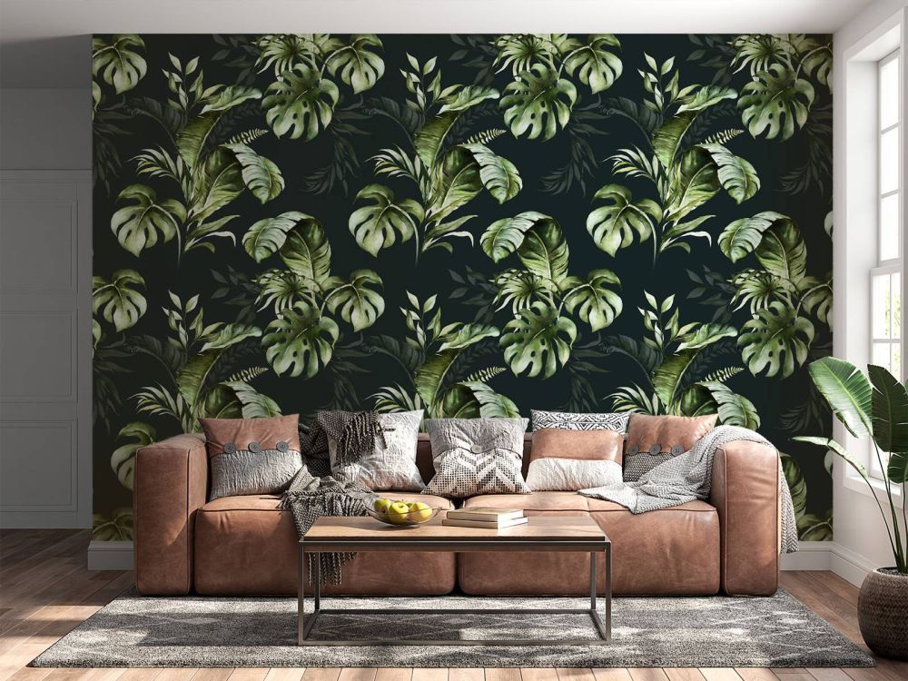 Groene bladeren patroon