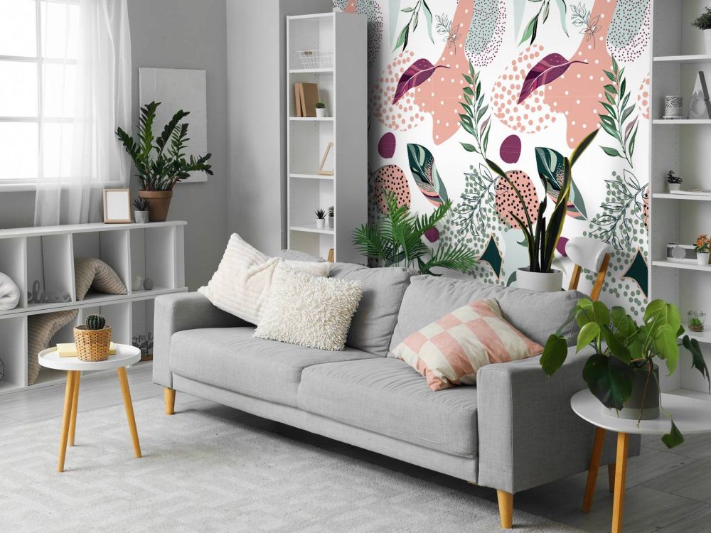 Bloemen en takjes