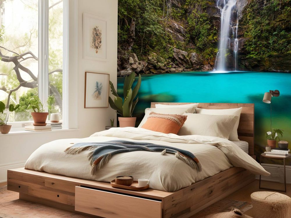 Turquoise waterval