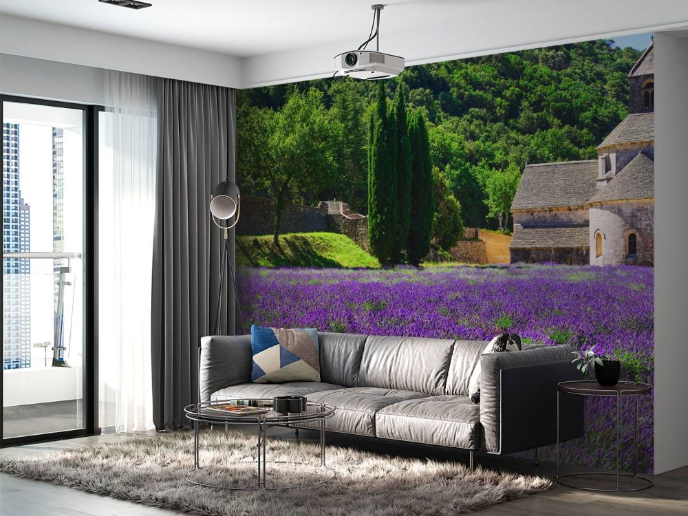 Sprookjes lavendelveld