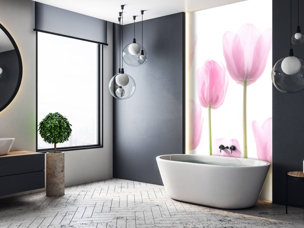Mooie roze tulpen