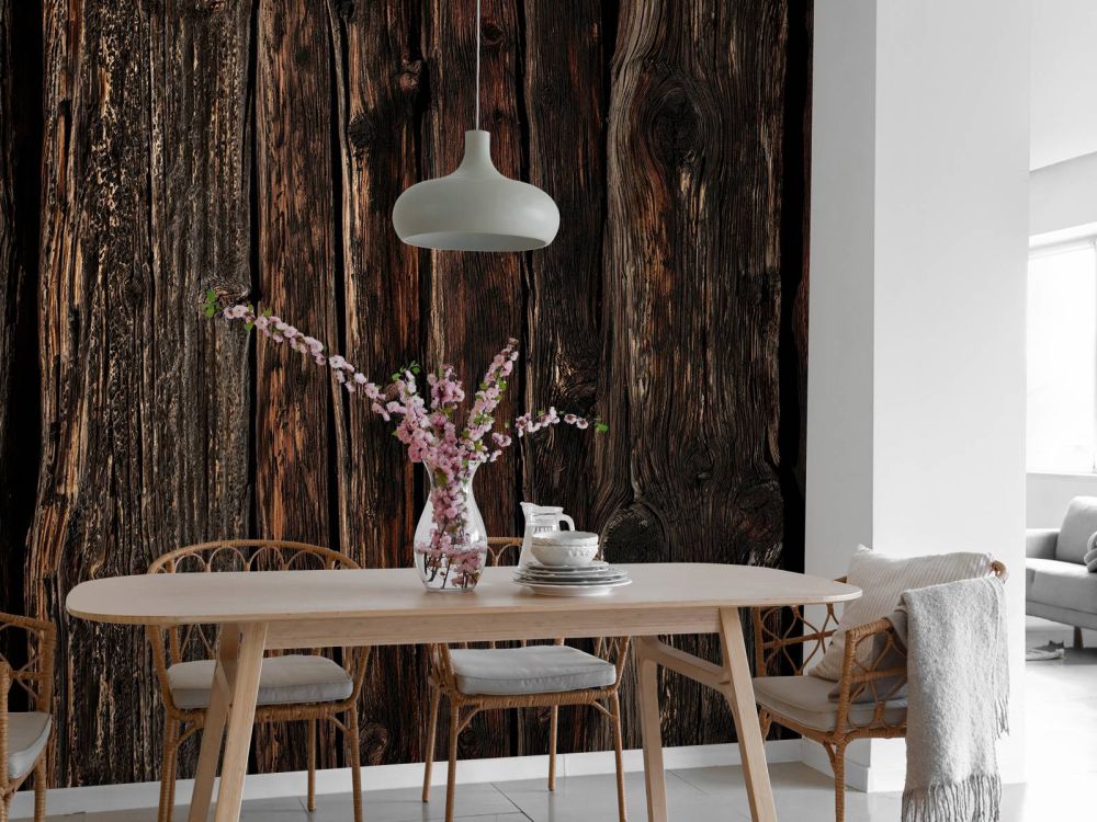 Donker oud hout