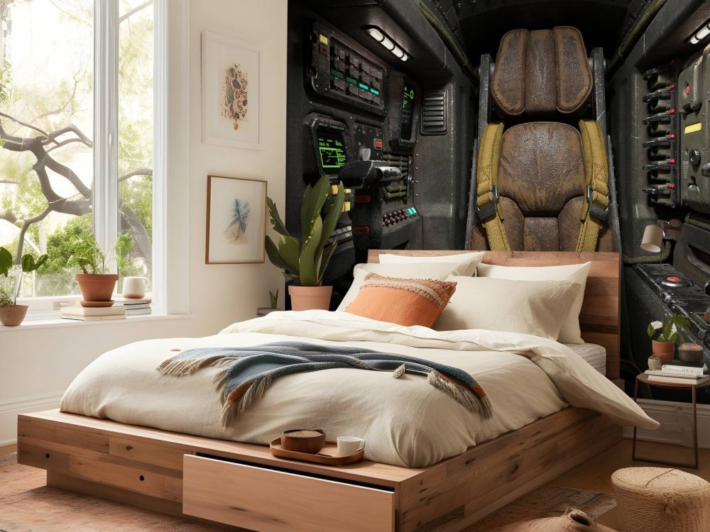 Ruimteschip cockpit