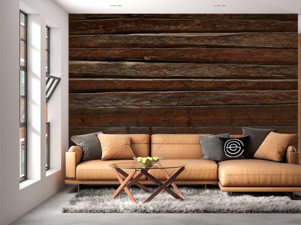 Oud donker hout