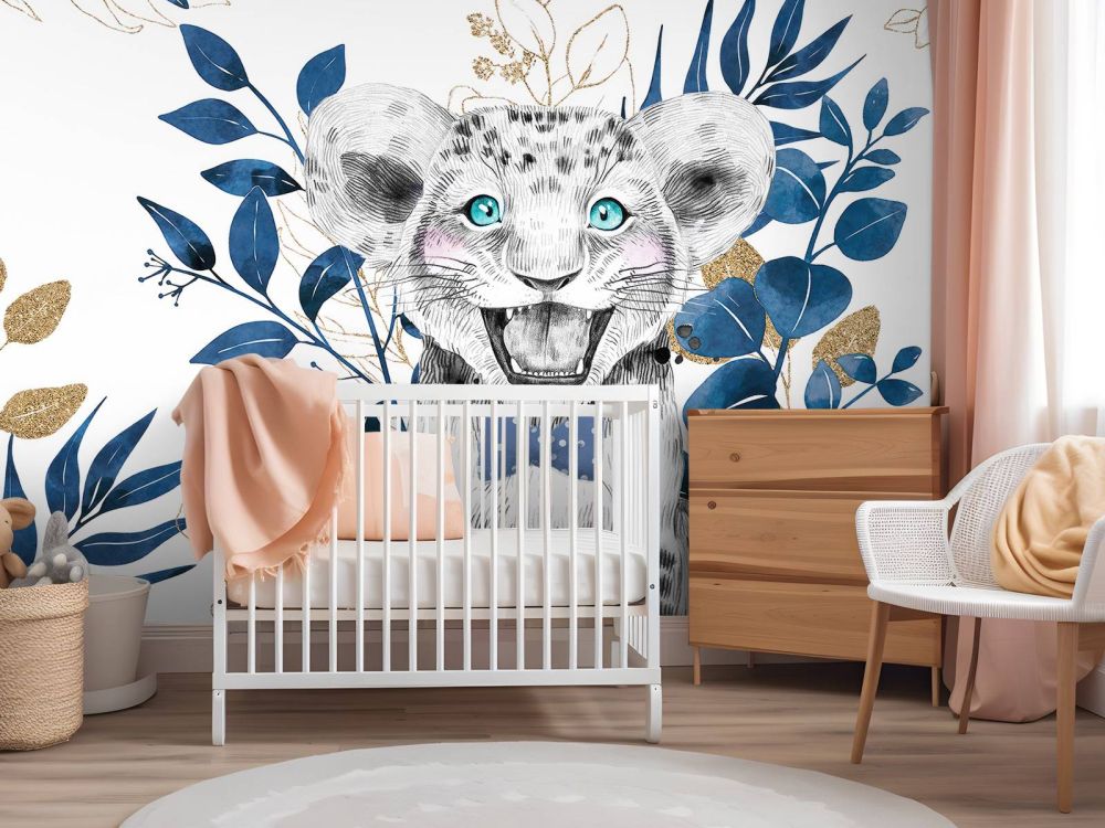 Blauwe jungle leeuwin baby