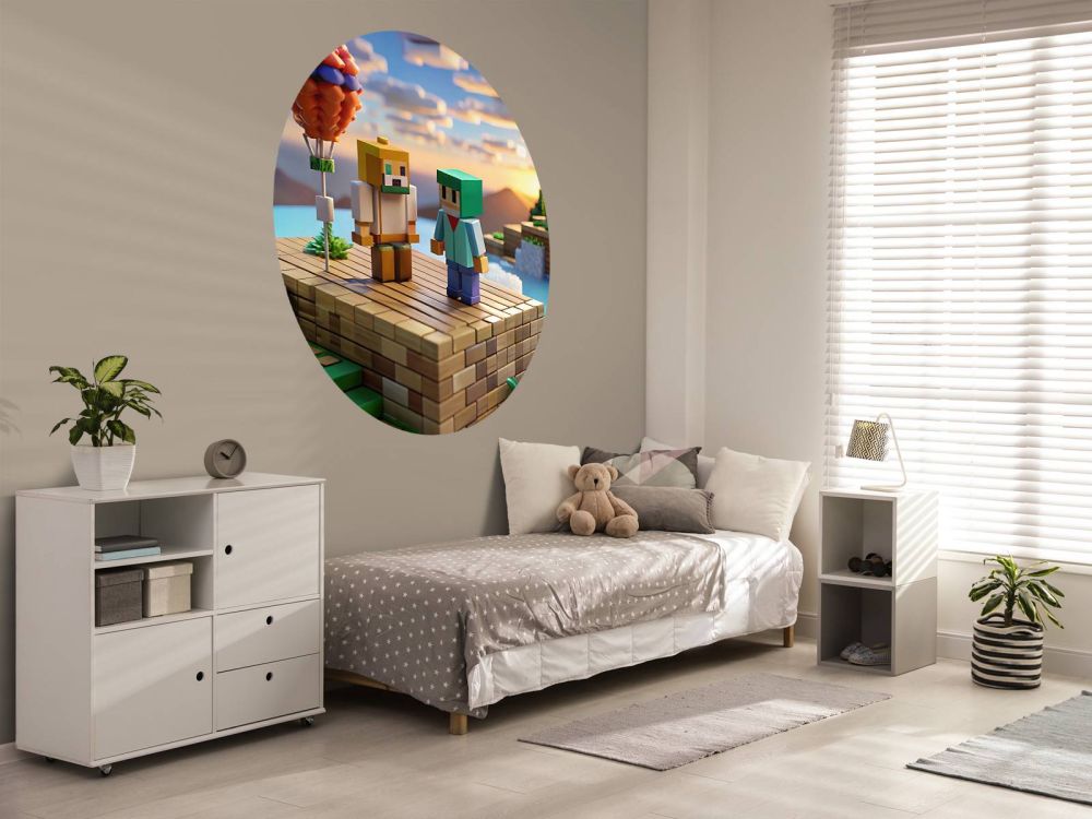 Luchtballon in de Pixelvallei