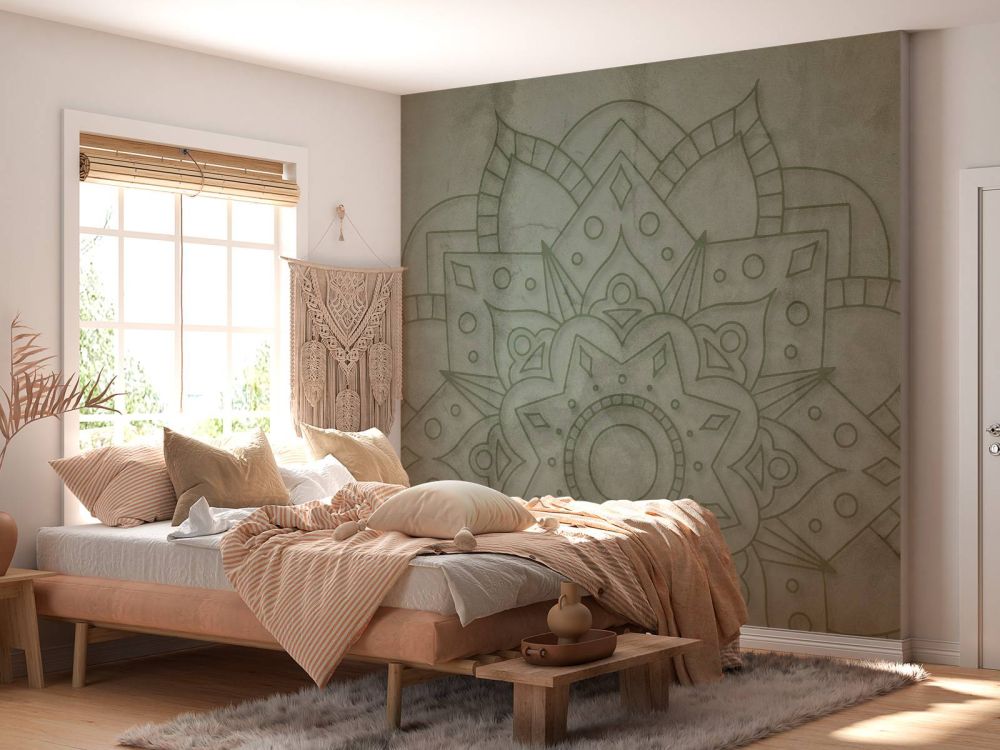 Verweerde Groene Mandala