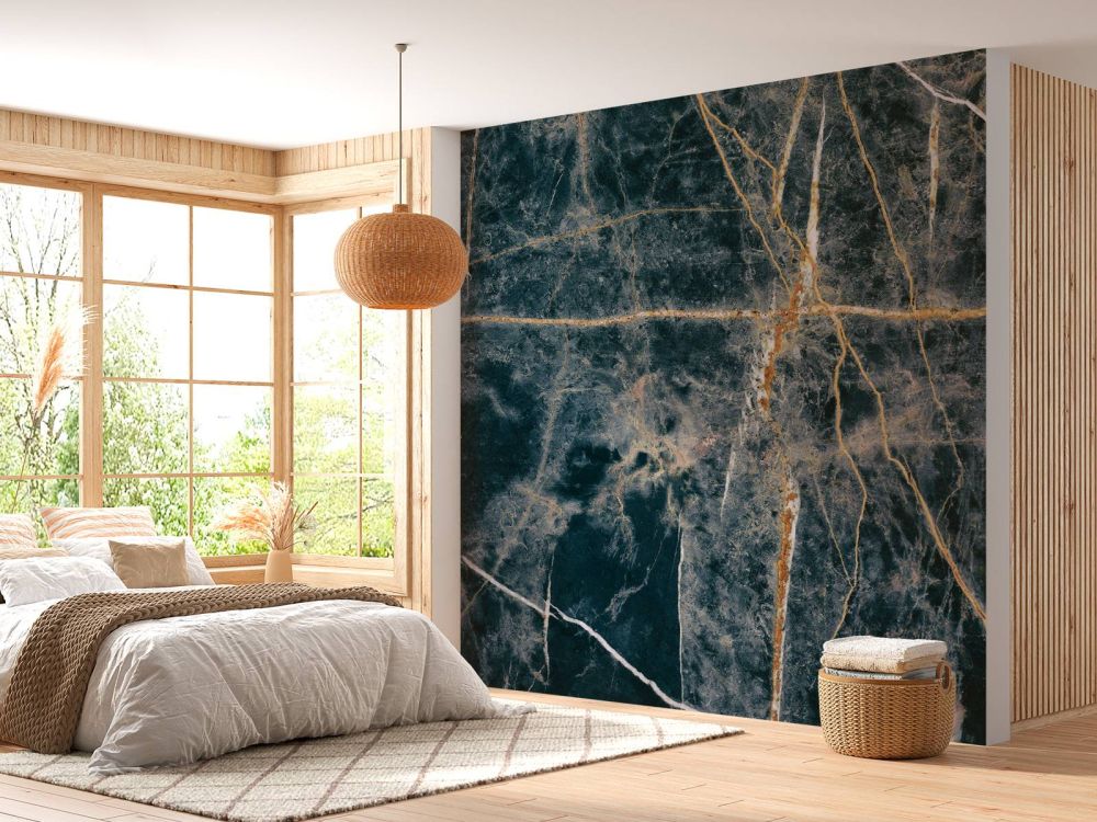 Robuust blauw marmer