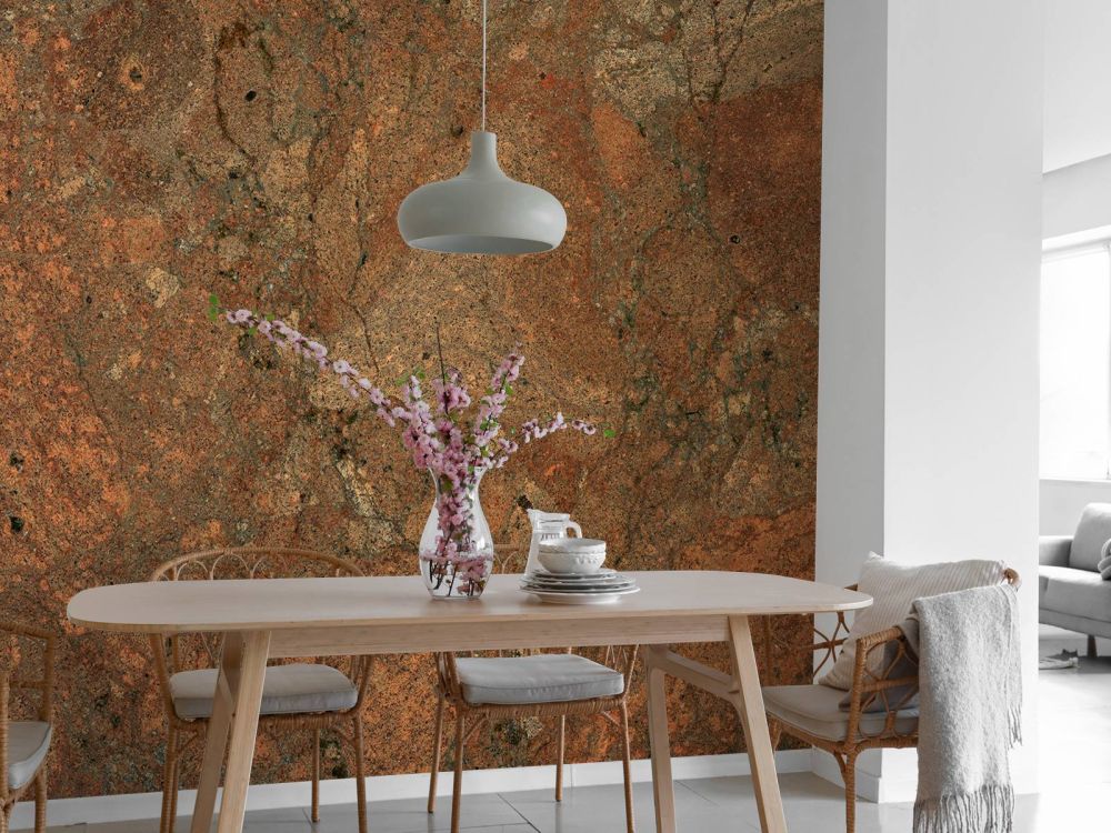 Marmer in terracotta kleur
