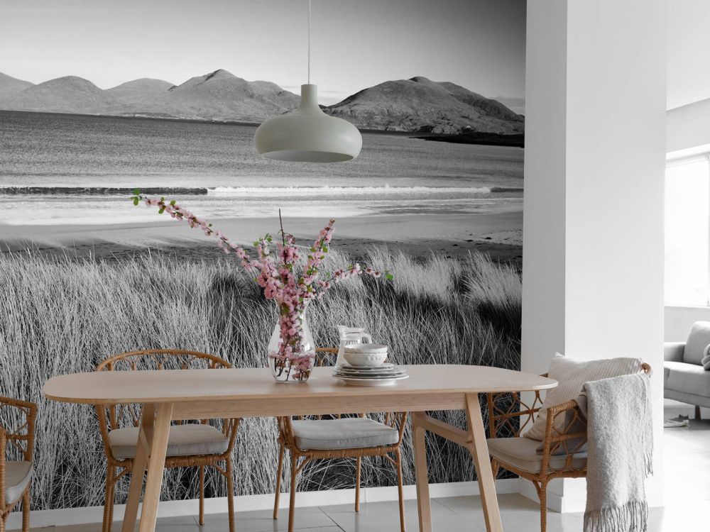 Helmgras, strand en bergen
