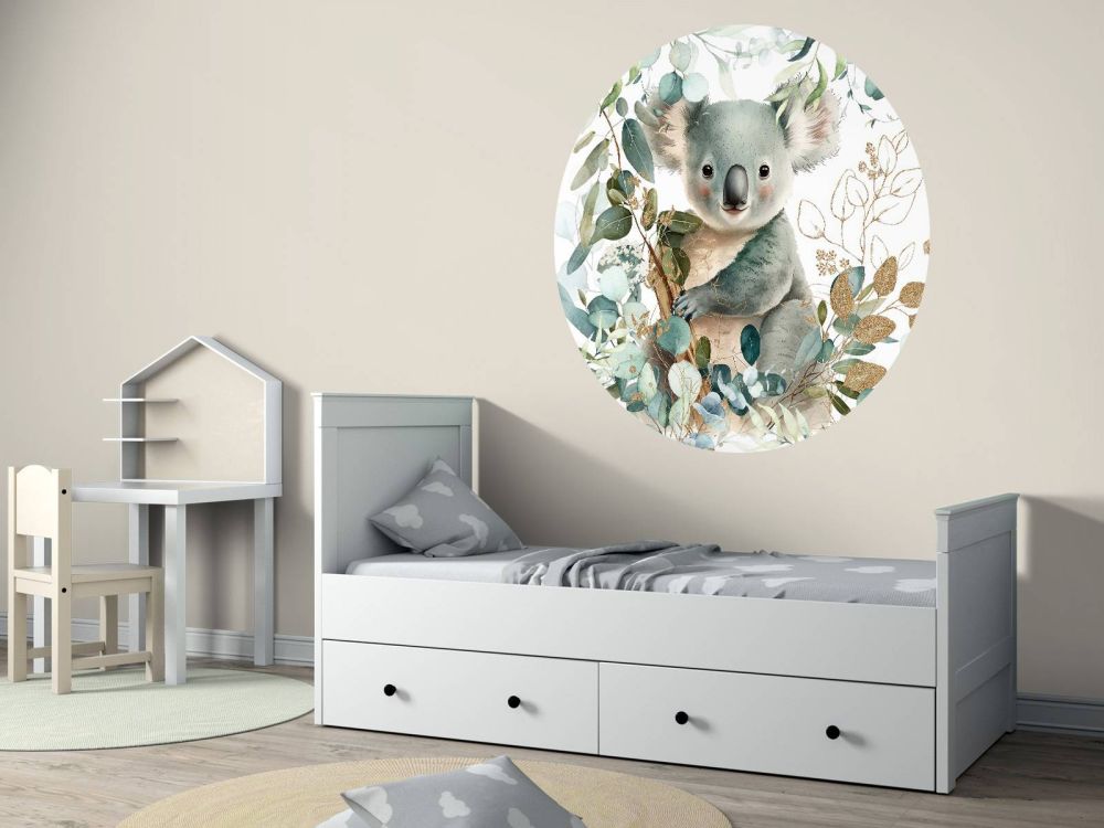 Schattige koala in eucalyptus
