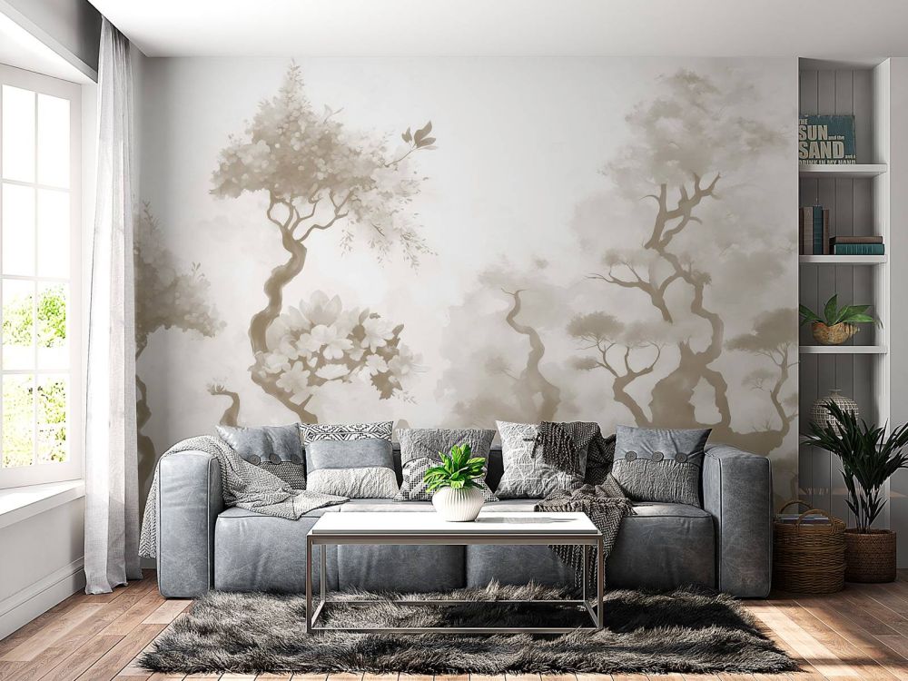 Blooming trees Grey