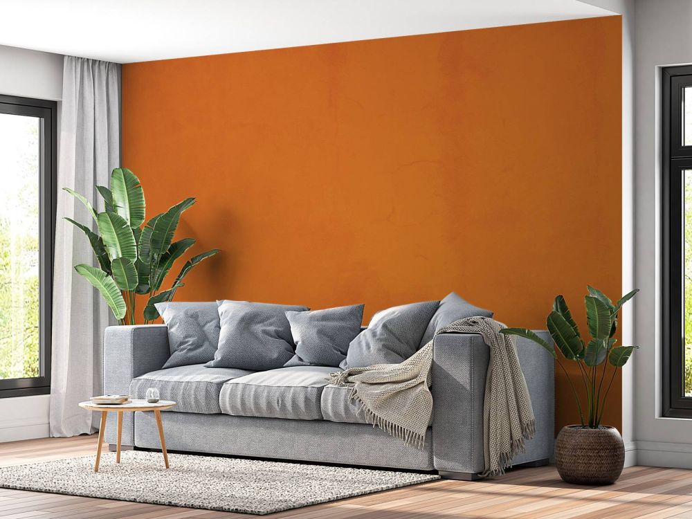 Oud oranje beton