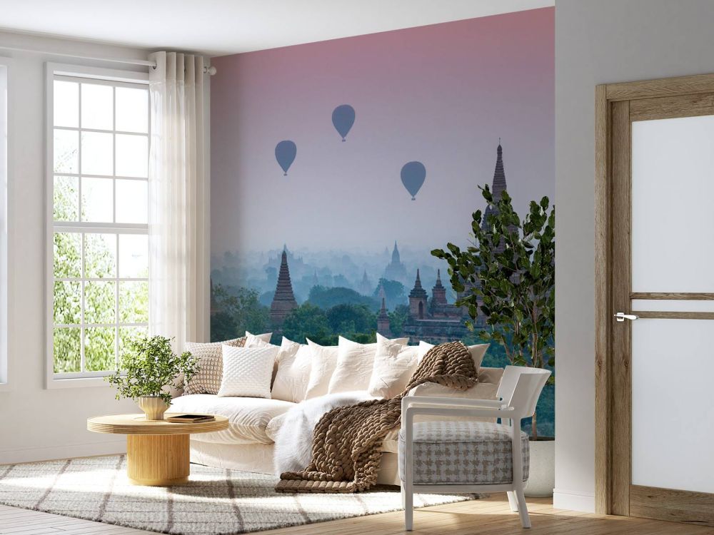 Tempels en hete luchtballonnen