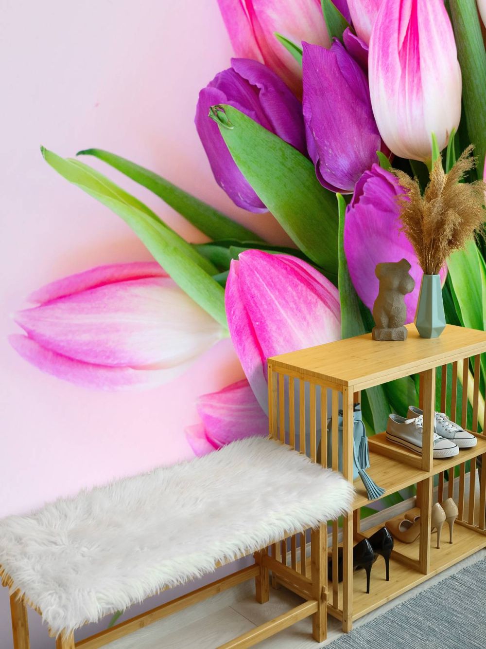Roze tulpen