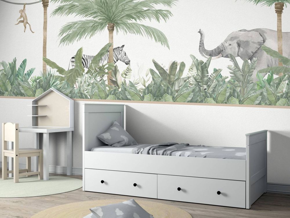 Dieren en palmbomen