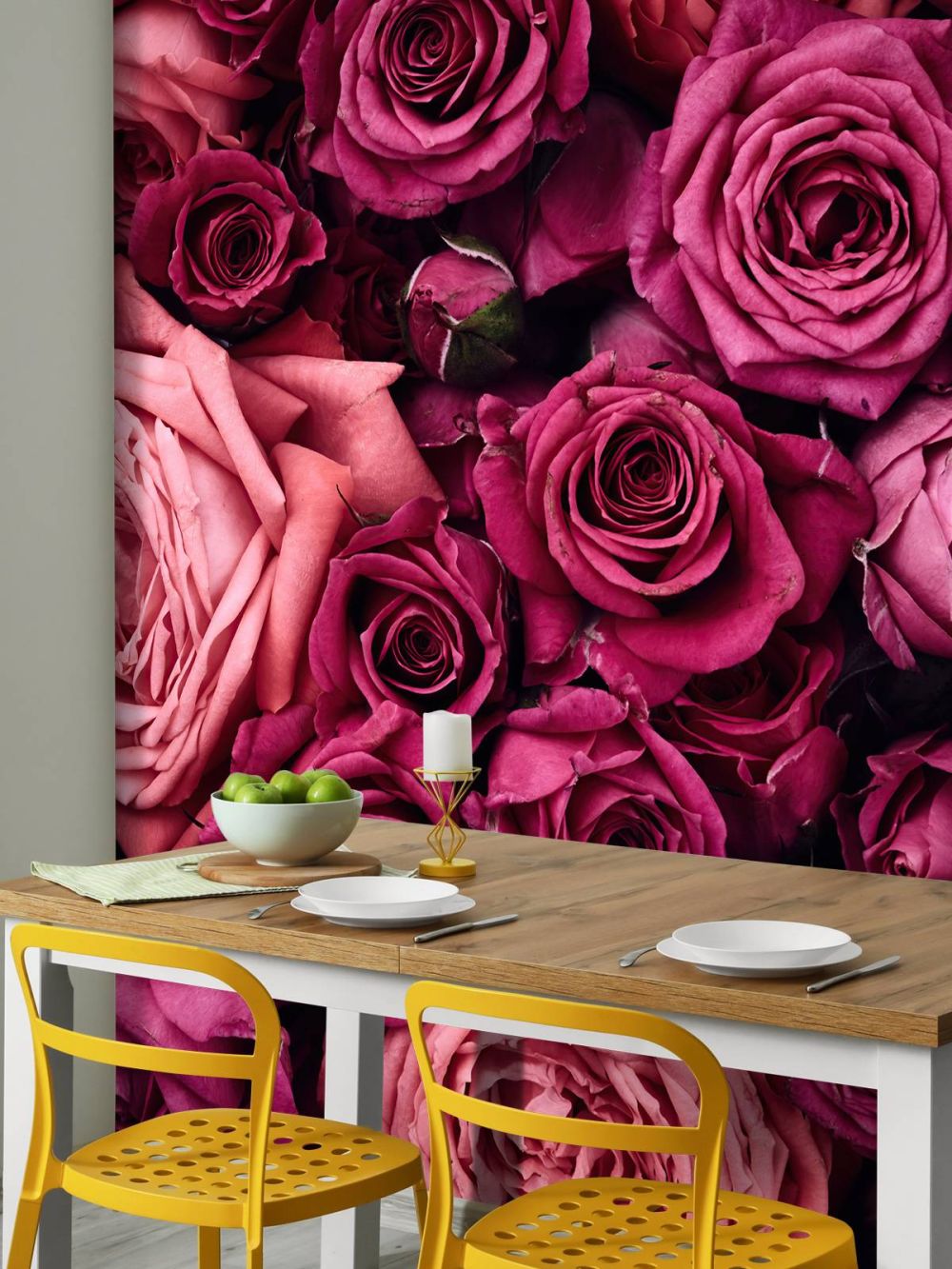 Roze rozen
