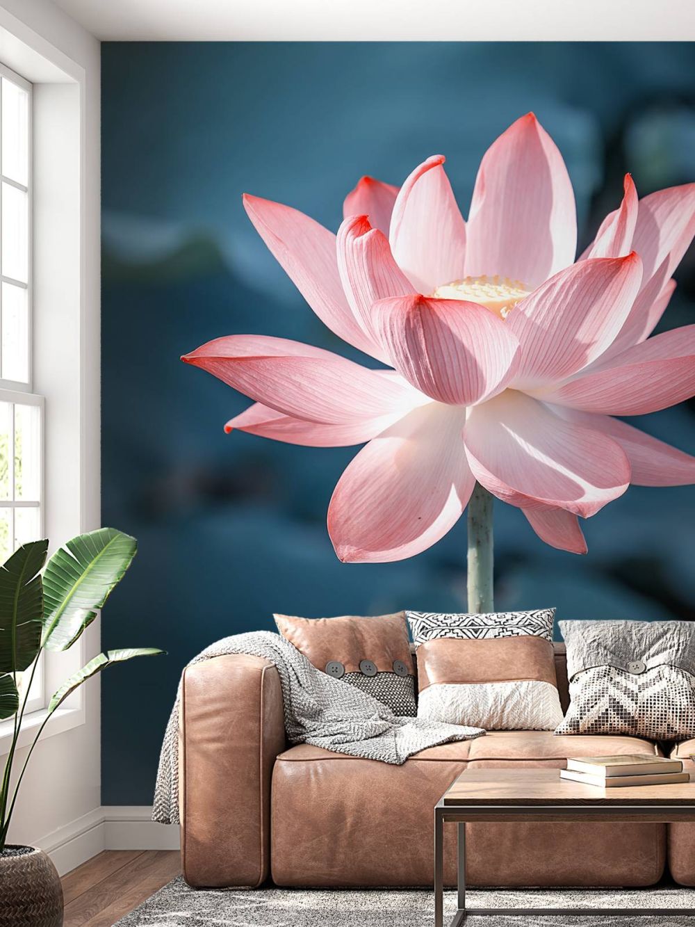 Lotusbloem lichtroze