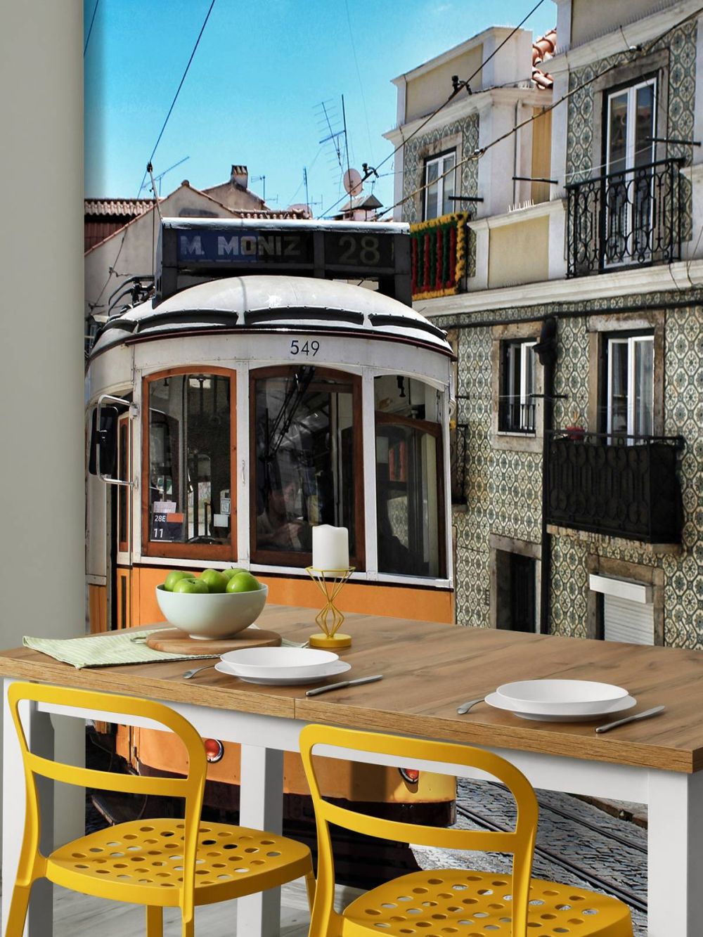Gele tram