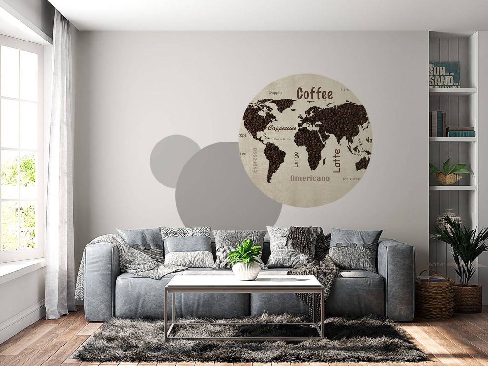 Wereldkaart koffie