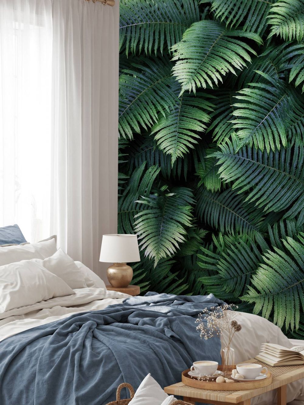 Grote palmbladeren