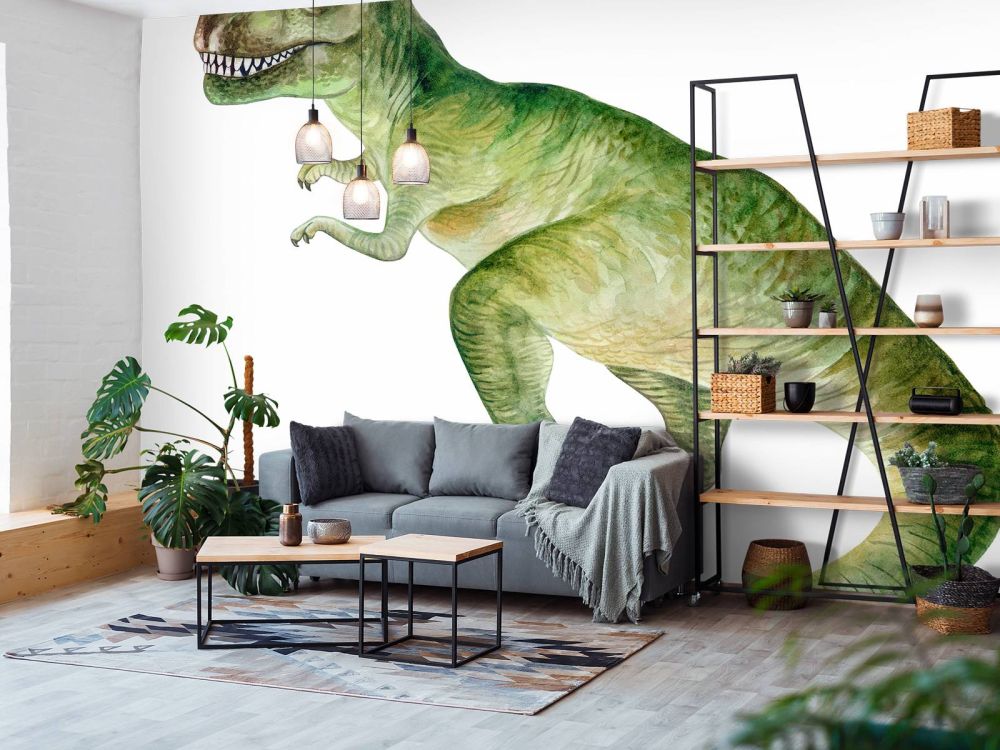 Tyrannosaurus van waterverf