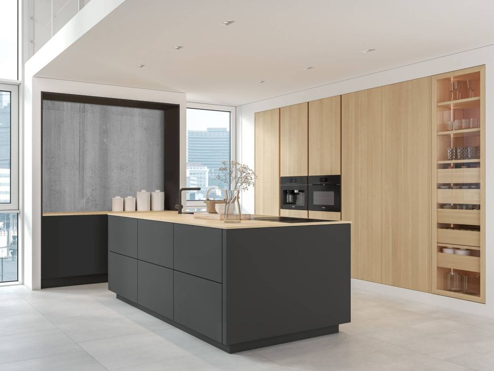 Beton zwart-wit 