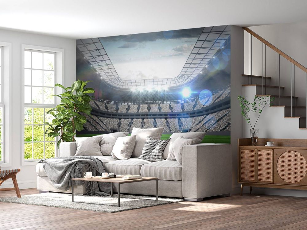 Stadion met een open dak