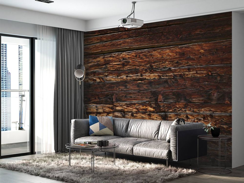 Gekleurd oud hout