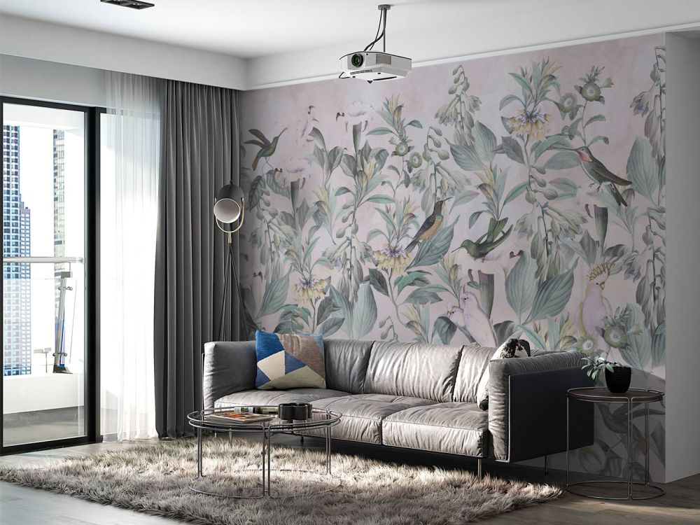 Ethereal Birdsong Blossom - Muted Elegance