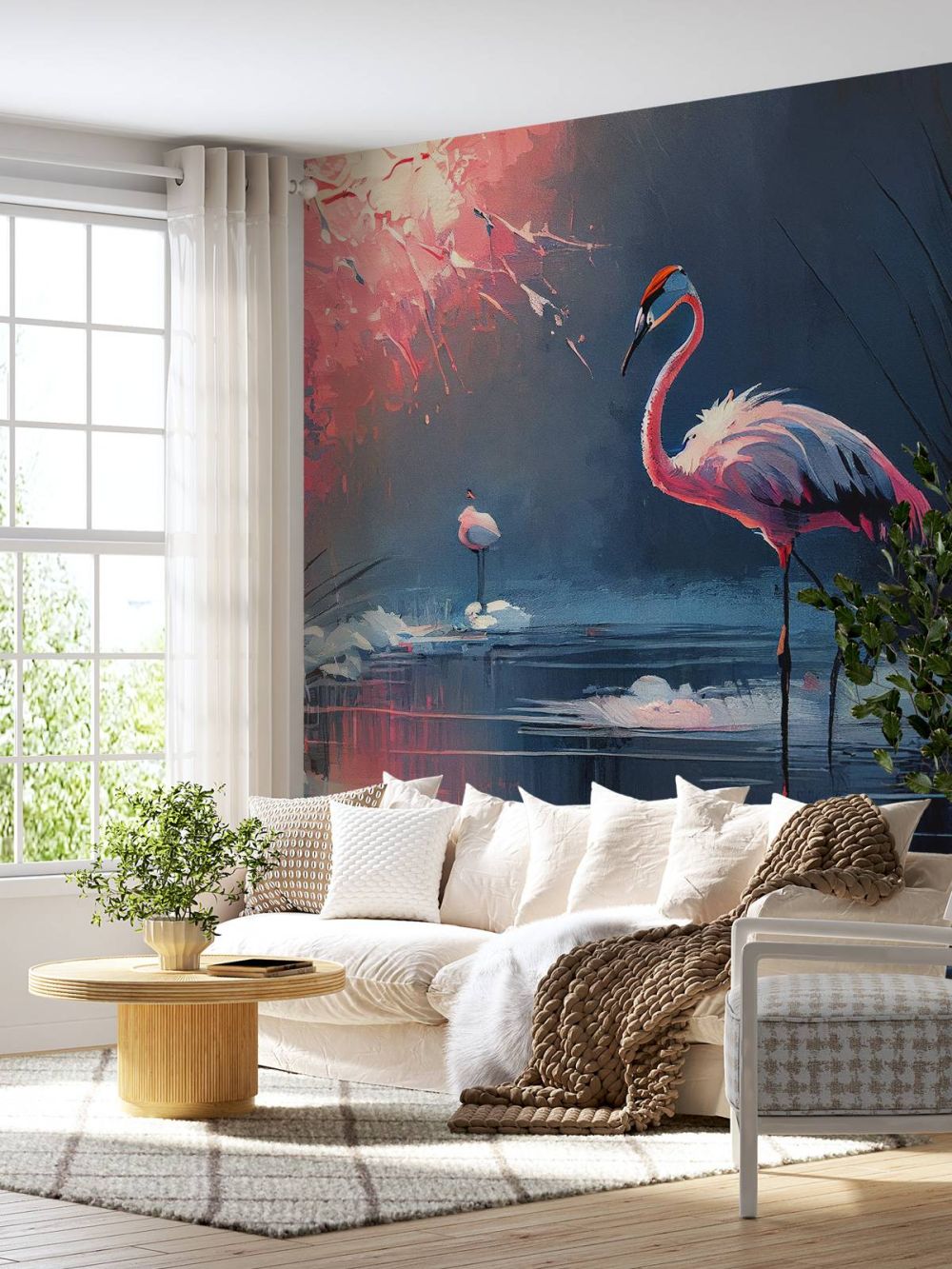 Flamingo Reflectie Symfonie