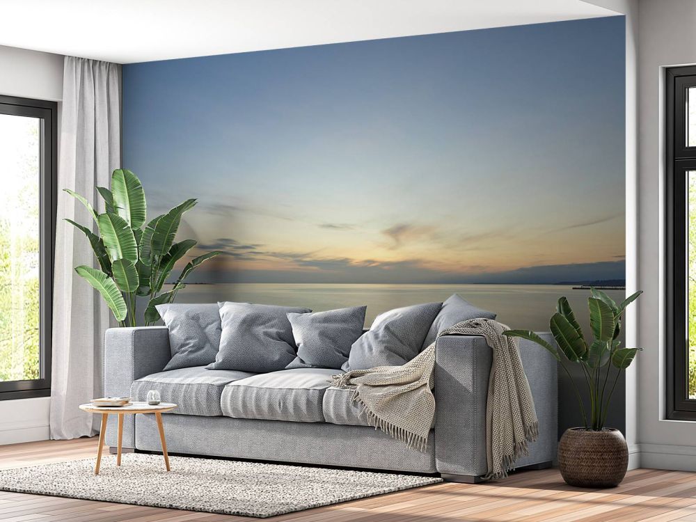 Zonsopkomst bij de kust 