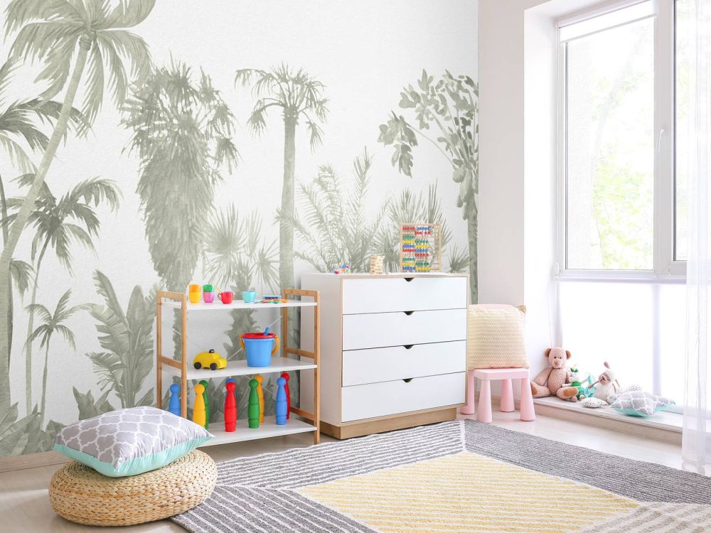 Jungle thema in groen
