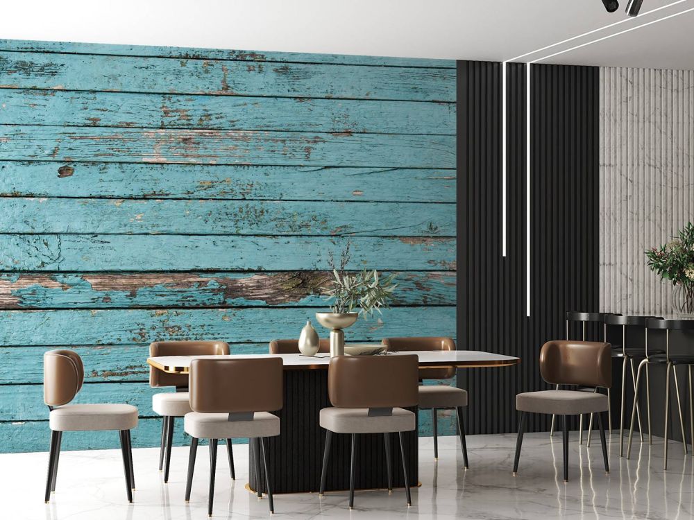 Blauw hout
