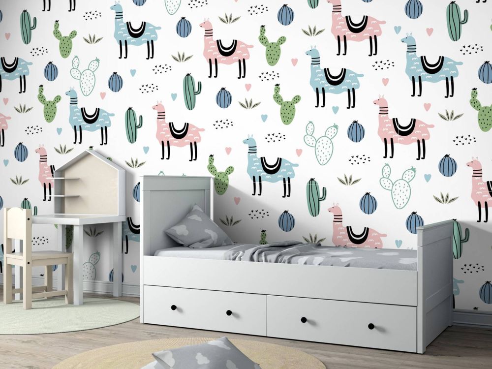 Lama’s en cactussen