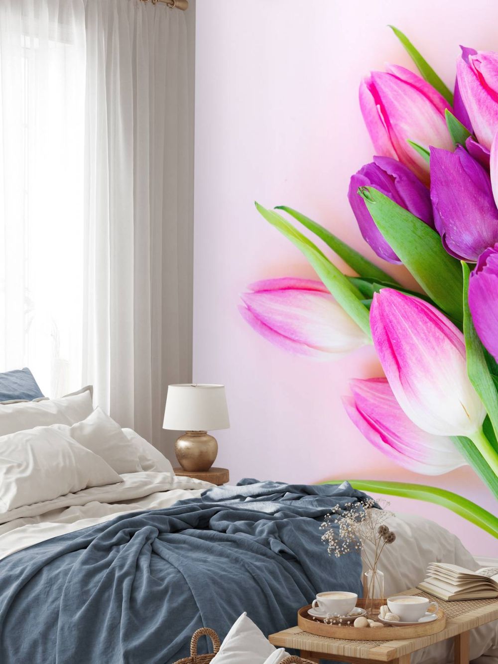 Roze tulpen
