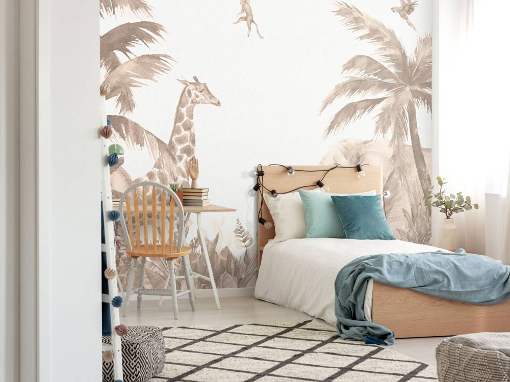 Jungle dieren taupe